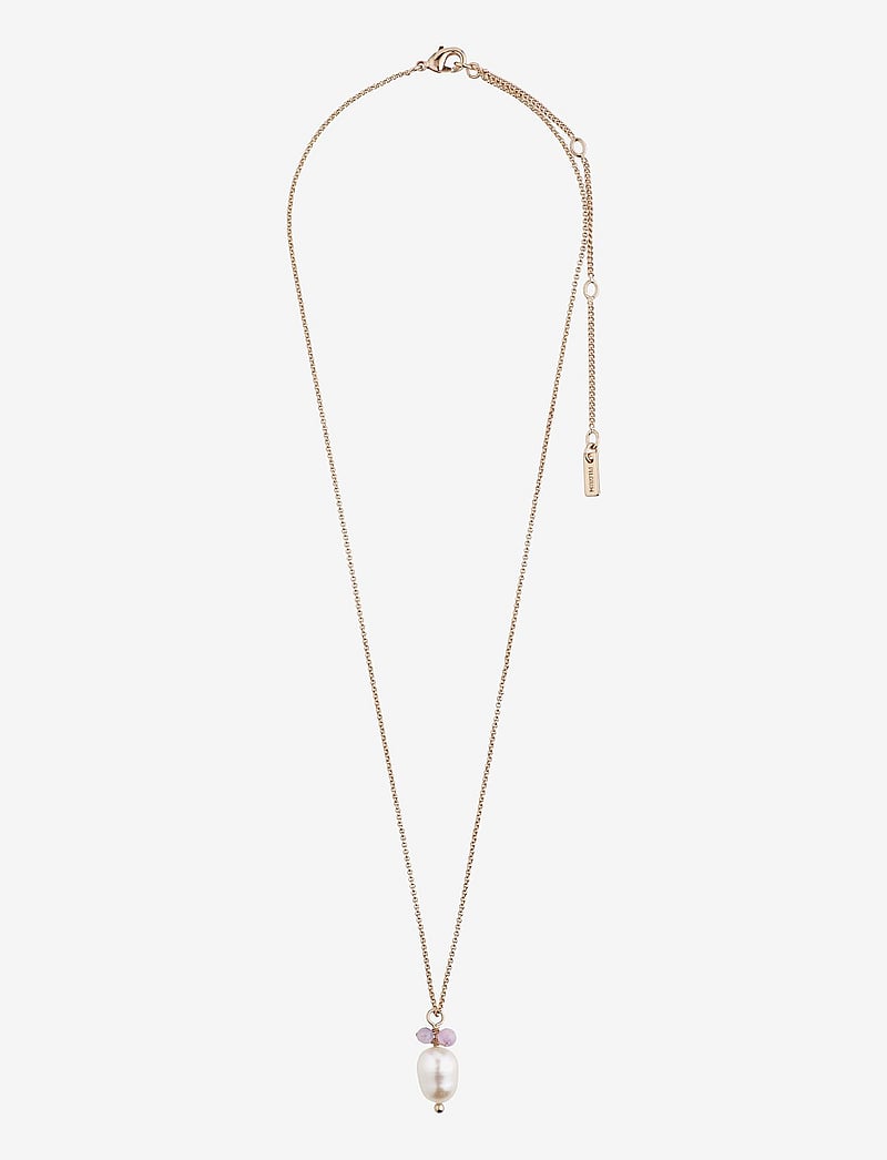 Pilgrim Necklace Poesy Rose Gold Plated Multi – pendant