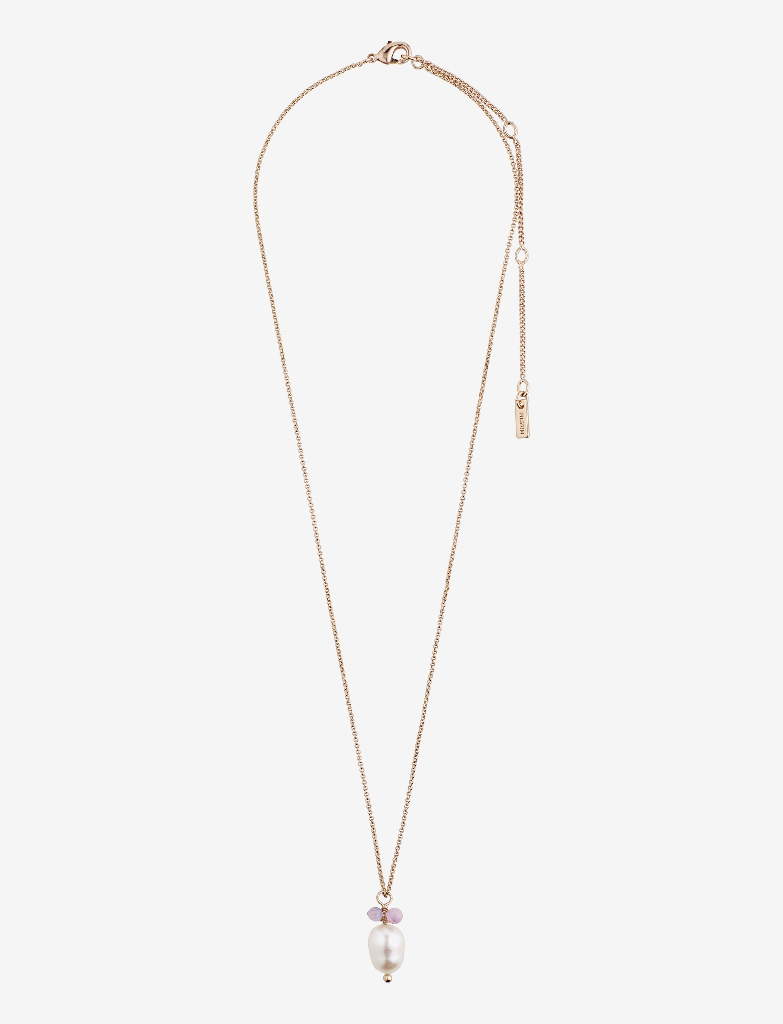 Pilgrim - Necklace Poesy Rose Gold Plated Multi - rose gold plated - 0