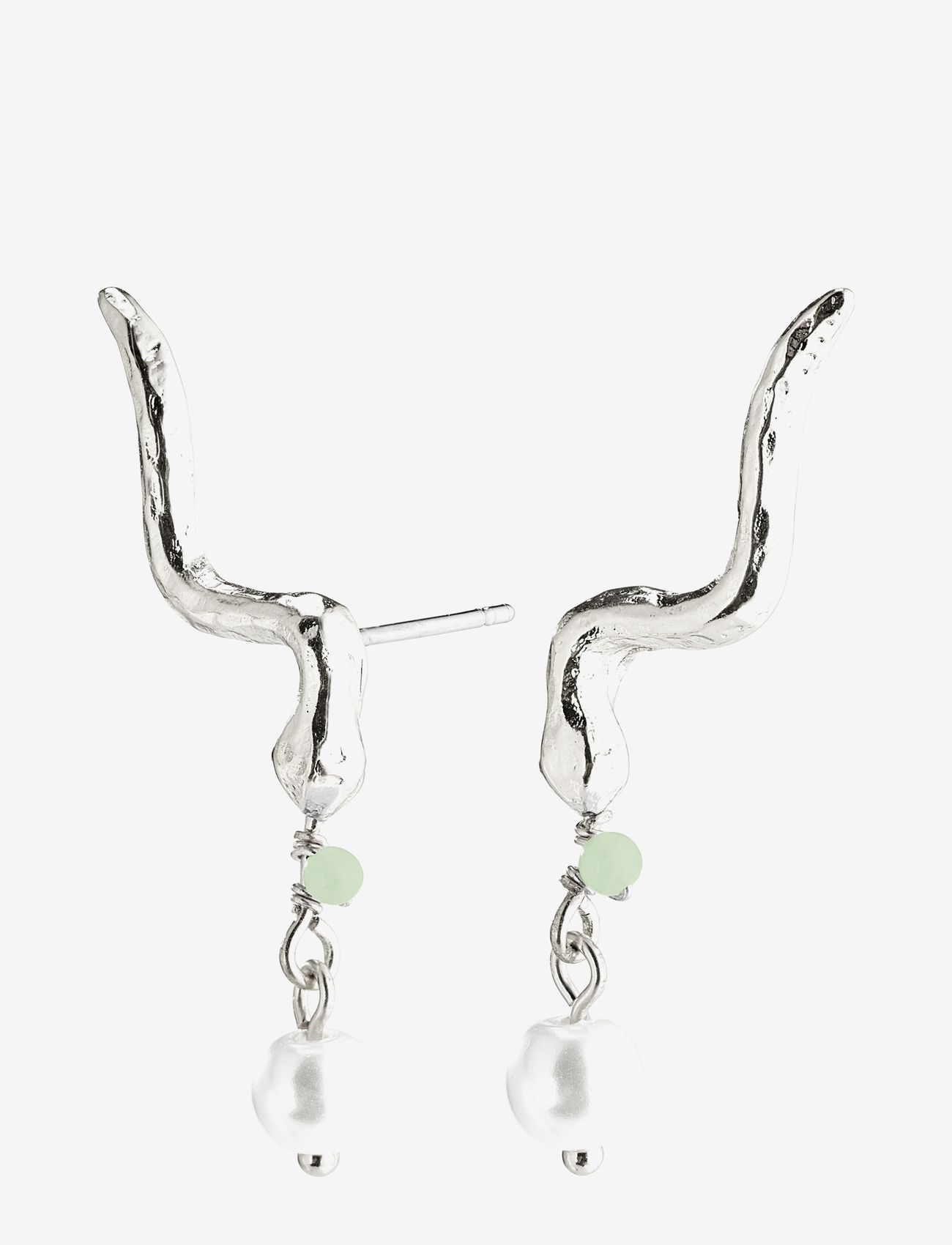 Pilgrim - Earrings  Poesy - silver plated - 0