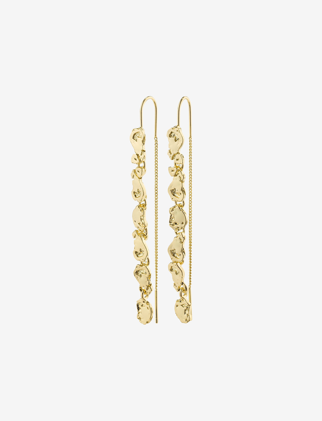 Pilgrim - THANKFUL long chain earrings - rippuvad kõrvarõngad - gold plated - 1