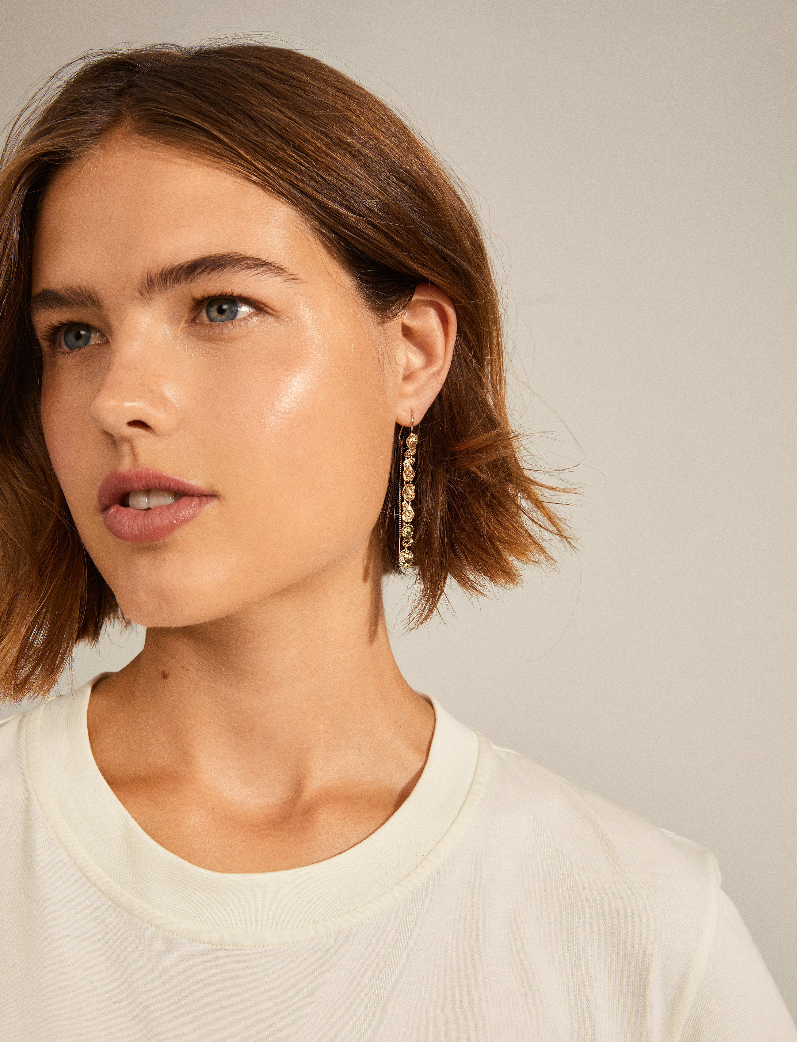 Pilgrim - THANKFUL long chain earrings - rippuvad kõrvarõngad - gold plated - 2