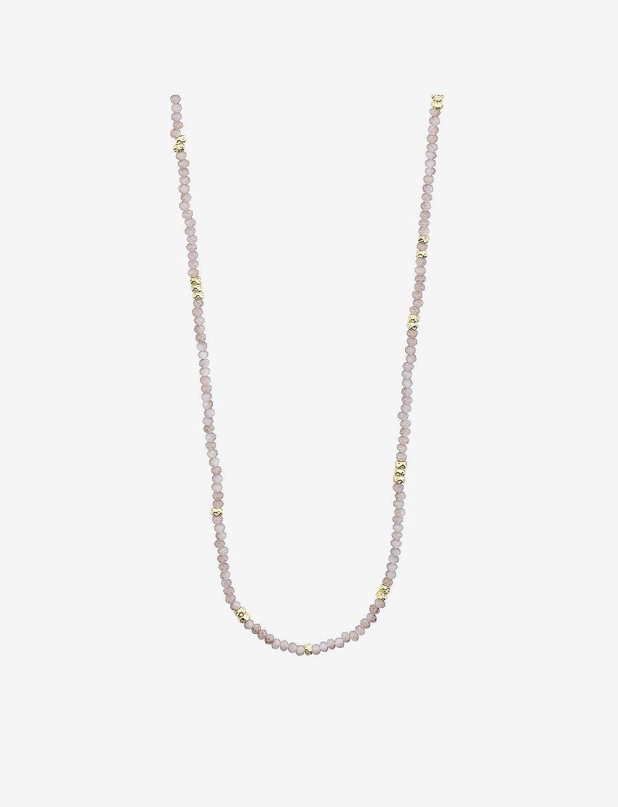 Pilgrim - THANKFUL light purple necklace - gold plated - 0