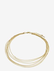 PAUSE recycled ankle chain gold-plated, Pilgrim
