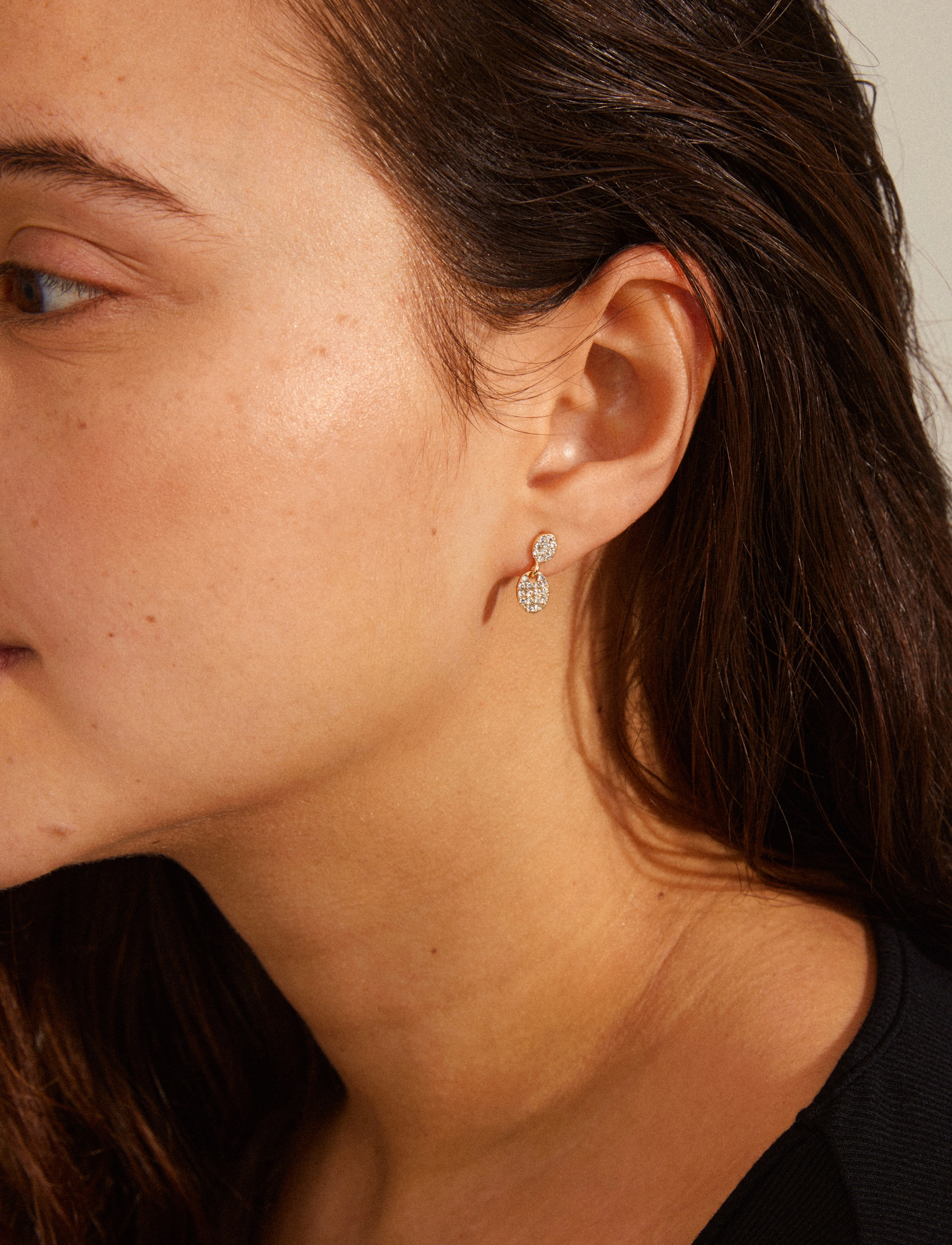Pilgrim - BEAT recycled crystal earrings - gold plated - 2