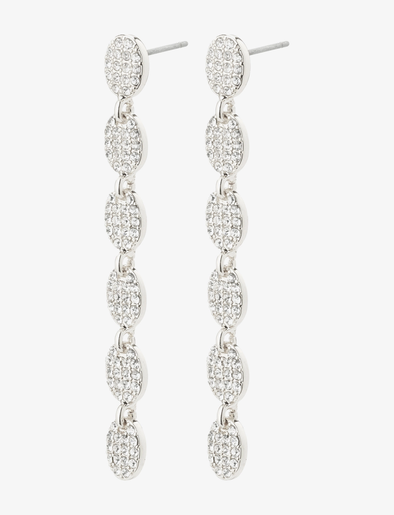 Pilgrim - BEAT recycled crystal earrings - silver plated - 1