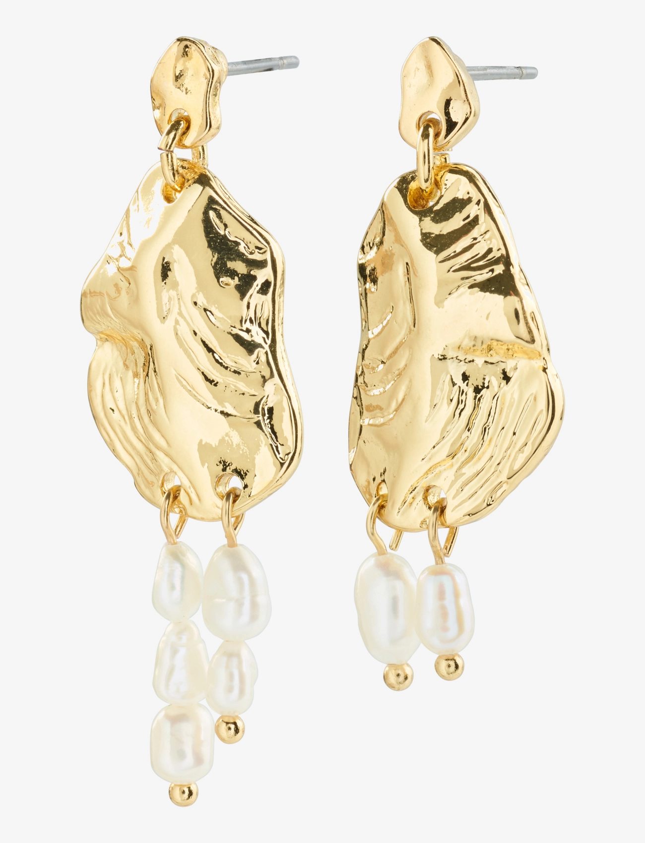 Pilgrim - BLOOM recycled earrings - ohrhänger - gold plated - 1