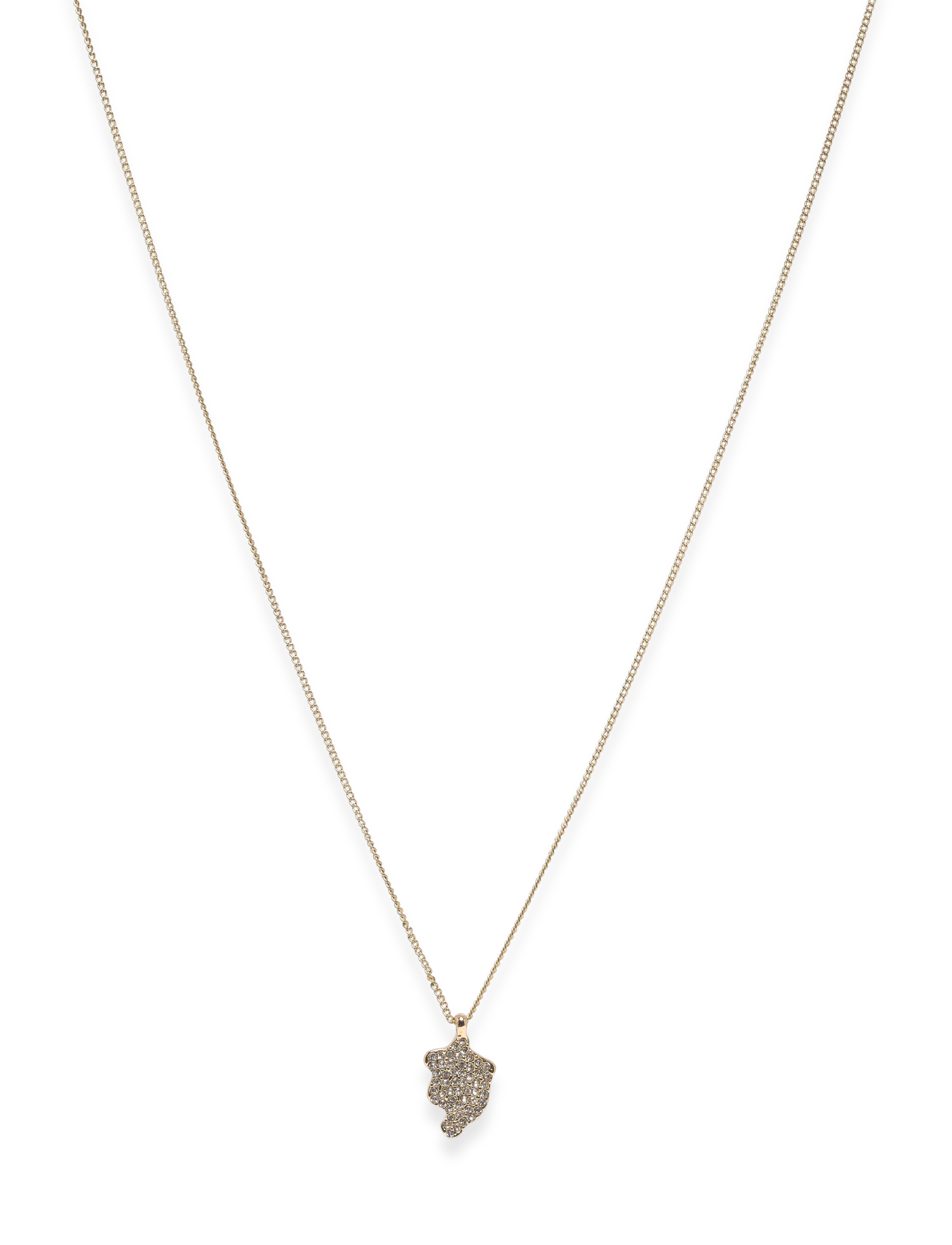Pilgrim CONNECT crystal necklace gold-plated - Uus - GOLD PLATED / gold