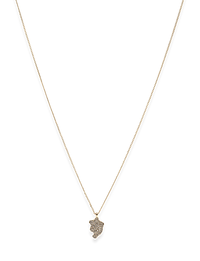 Pilgrim CONNECT crystal necklace gold-plated - Jewellery - GOLD PLATED / gold