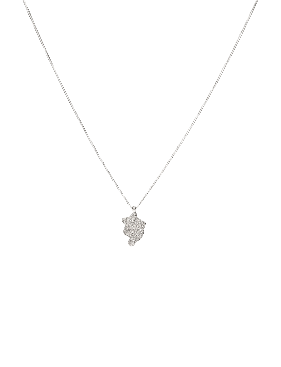 Pilgrim - CONNECT crystal necklace silver-plated - riipukset - silver plated - 0