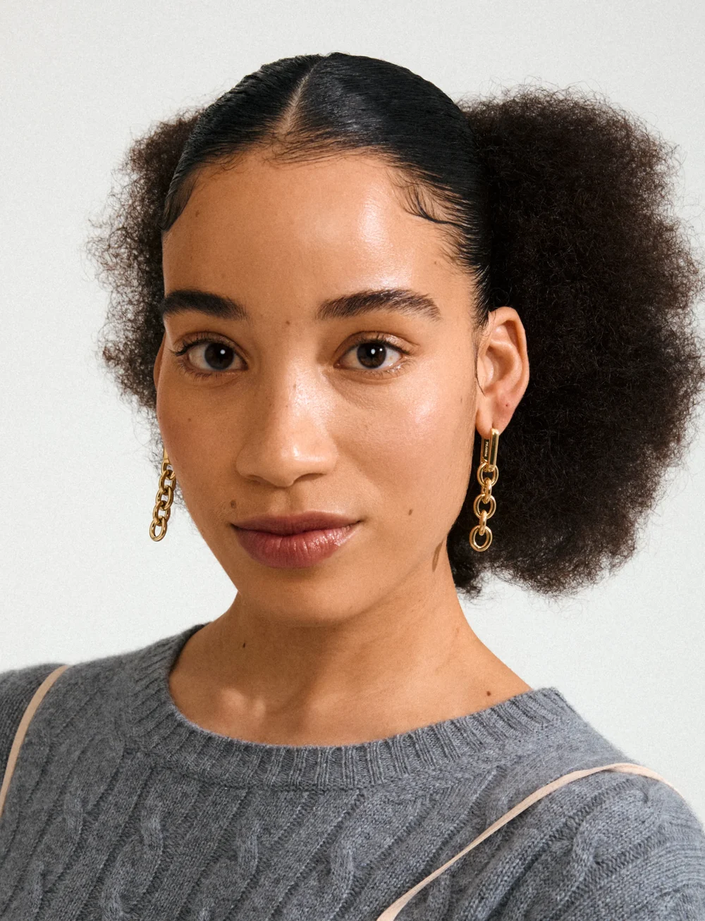 Pilgrim - PHASE earrings gold-plated - pendant earrings - gold plated - 0