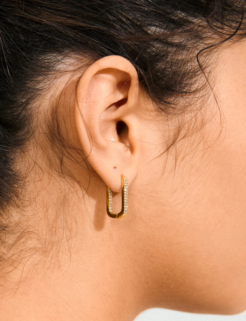 Pilgrim - PHASE oval hoops gold-plated - hoops - gold plated - 2