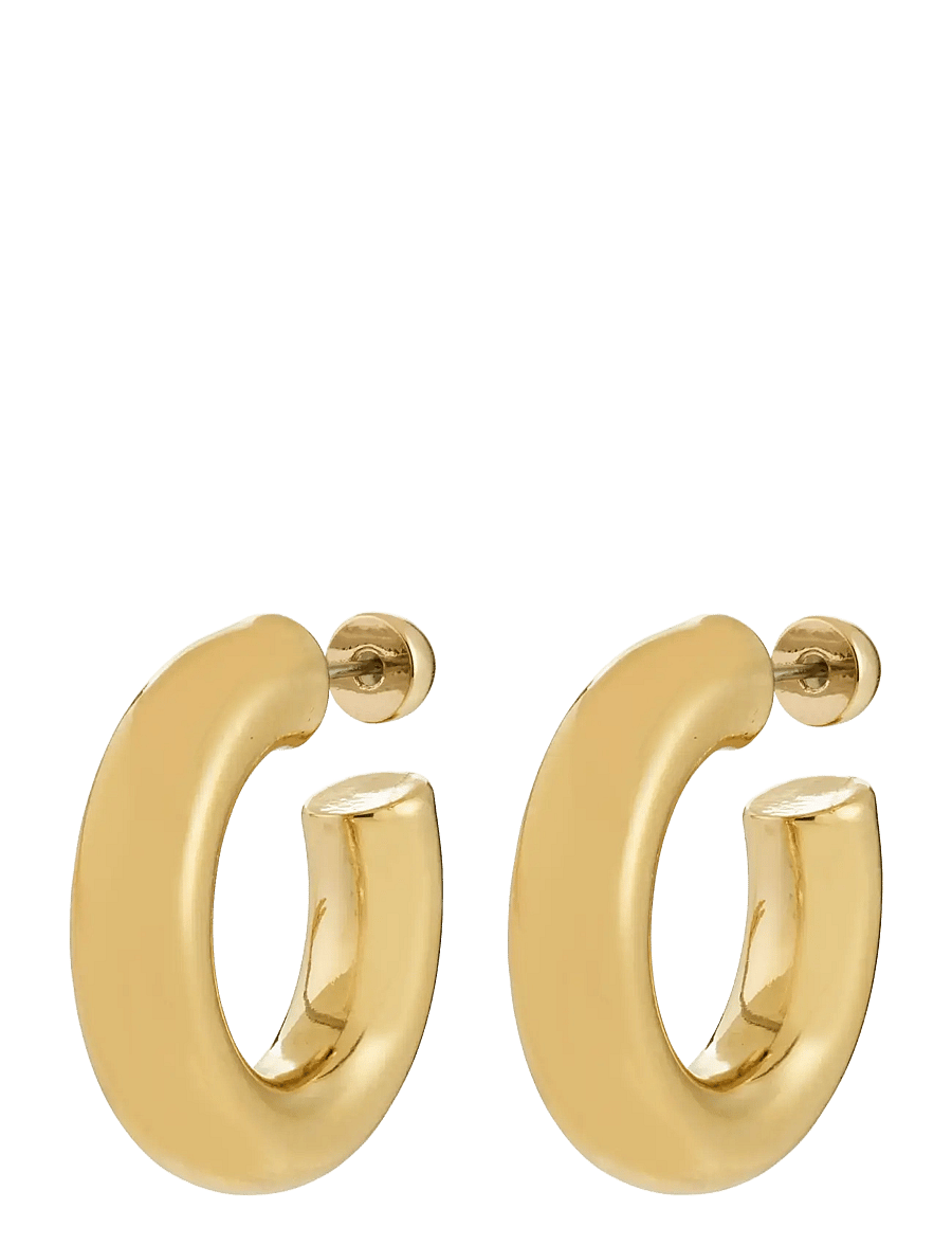 Pilgrim - PHASE large hoops gold-plated - hoops - gold plated - 1