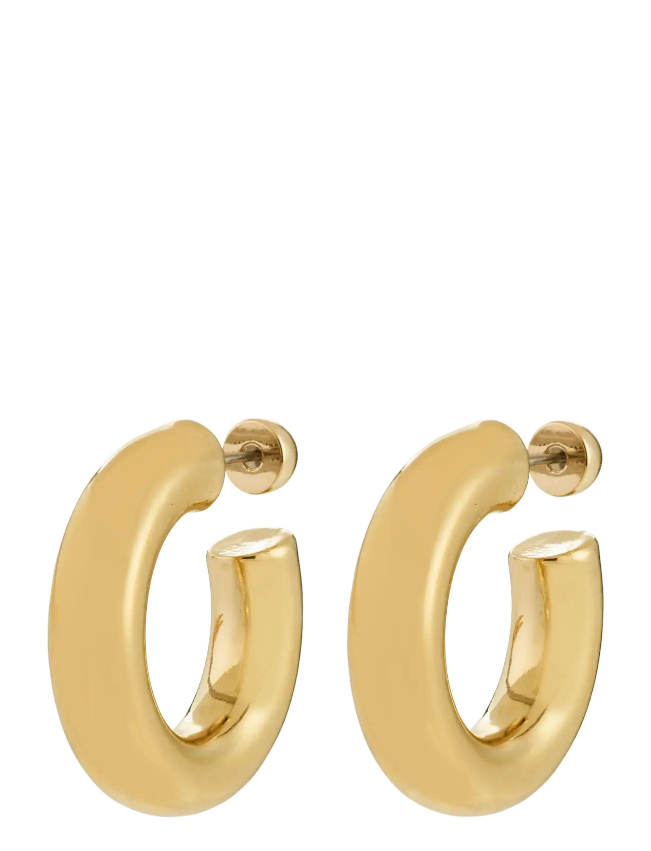 Pilgrim - PHASE large hoops gold-plated - riņķveida auskari - gold plated - 2