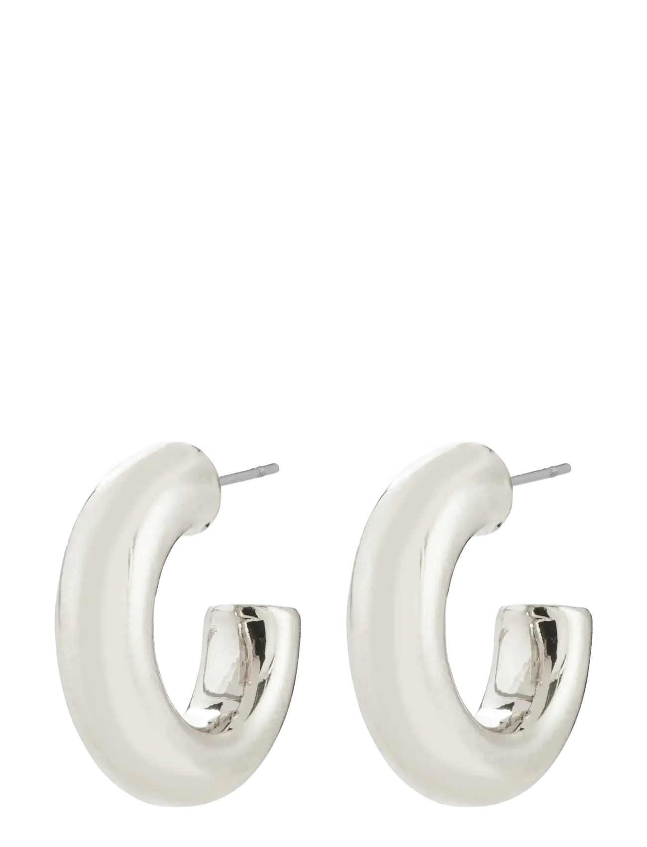 PILGRIM Phase Klein Hoops Silber-Plated Silber - One Size - Damen