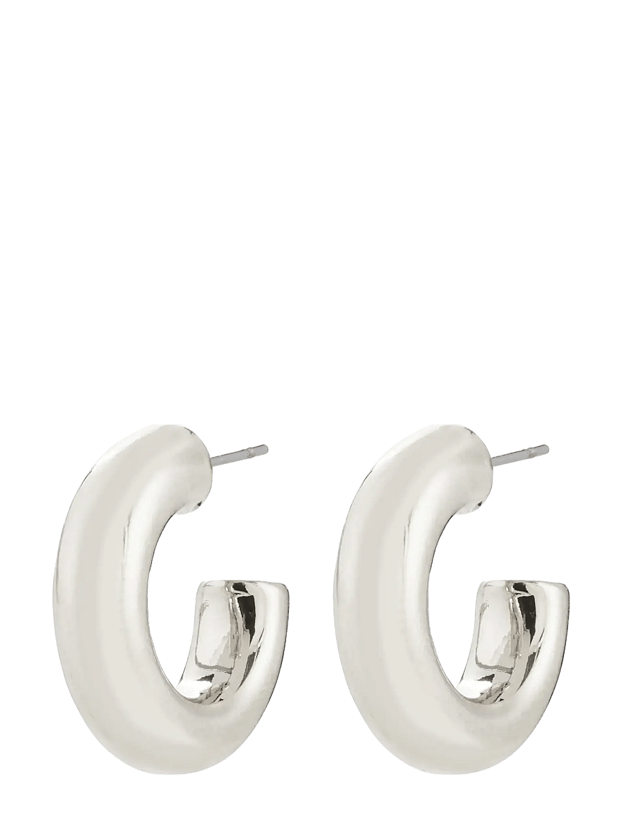 Pilgrim - PHASE small hoops silver-plated - kreolen - silver plated - 1