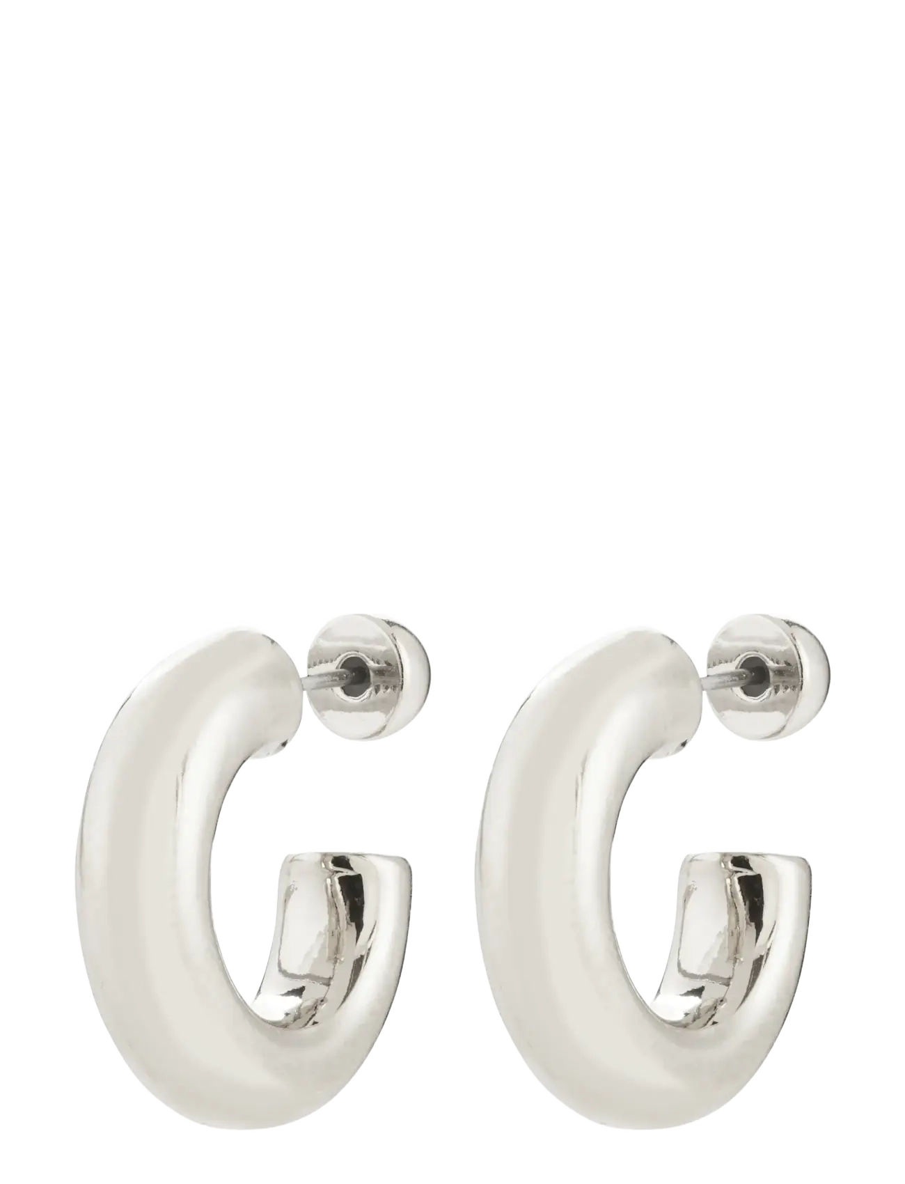 Pilgrim - PHASE small hoops silver-plated - hoops - silver plated - 2