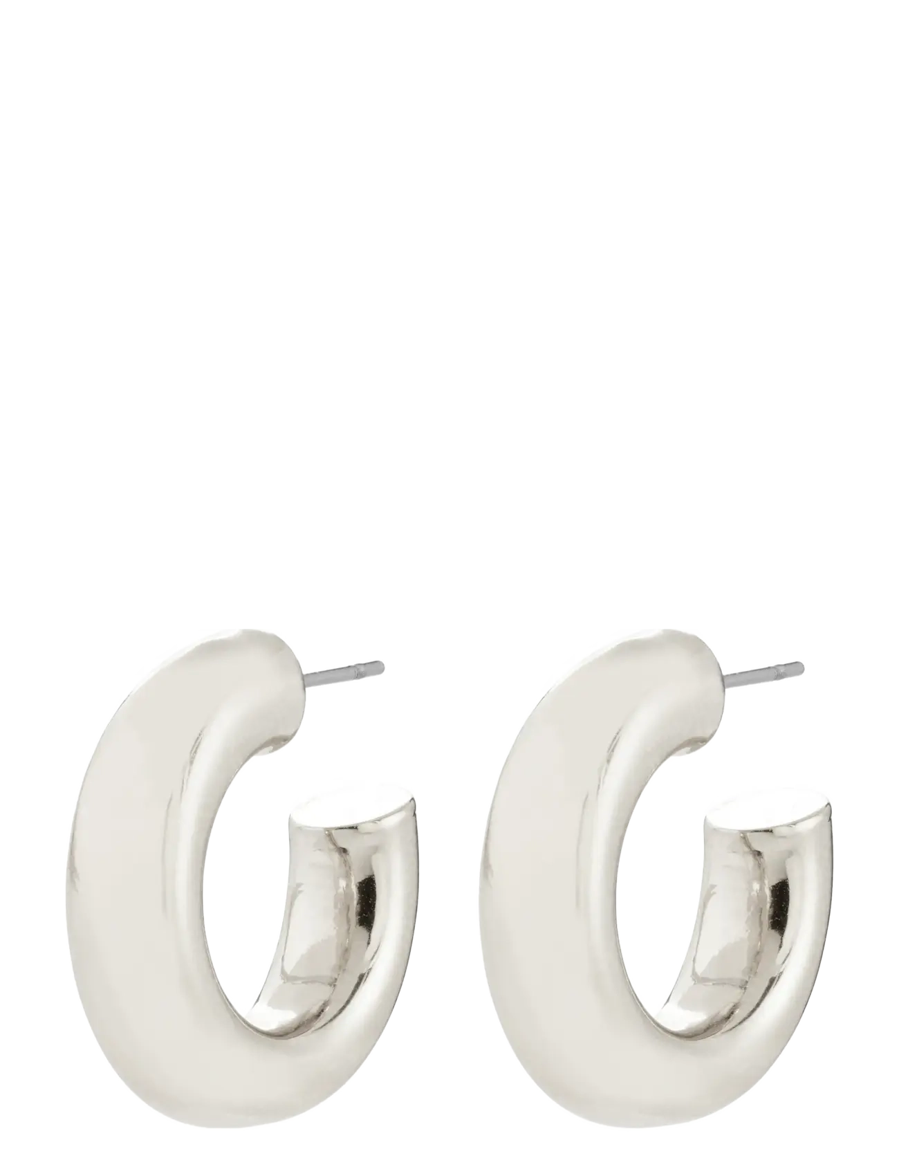PILGRIM Phase Medium Hoops Silber-Plated Gold - One Size - Damen