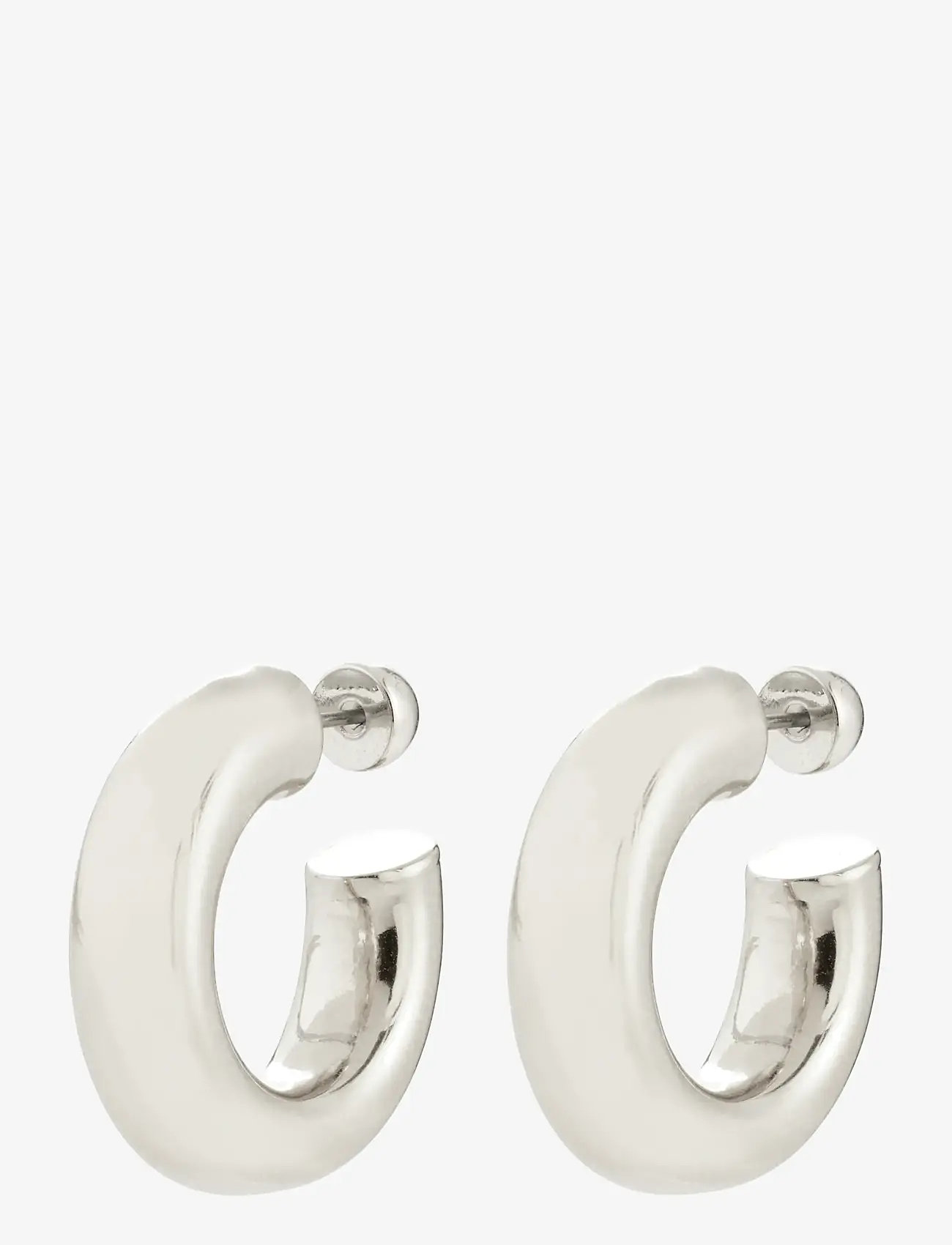 Pilgrim - PHASE medium hoops silver-plated - hoops - silver plated - 2