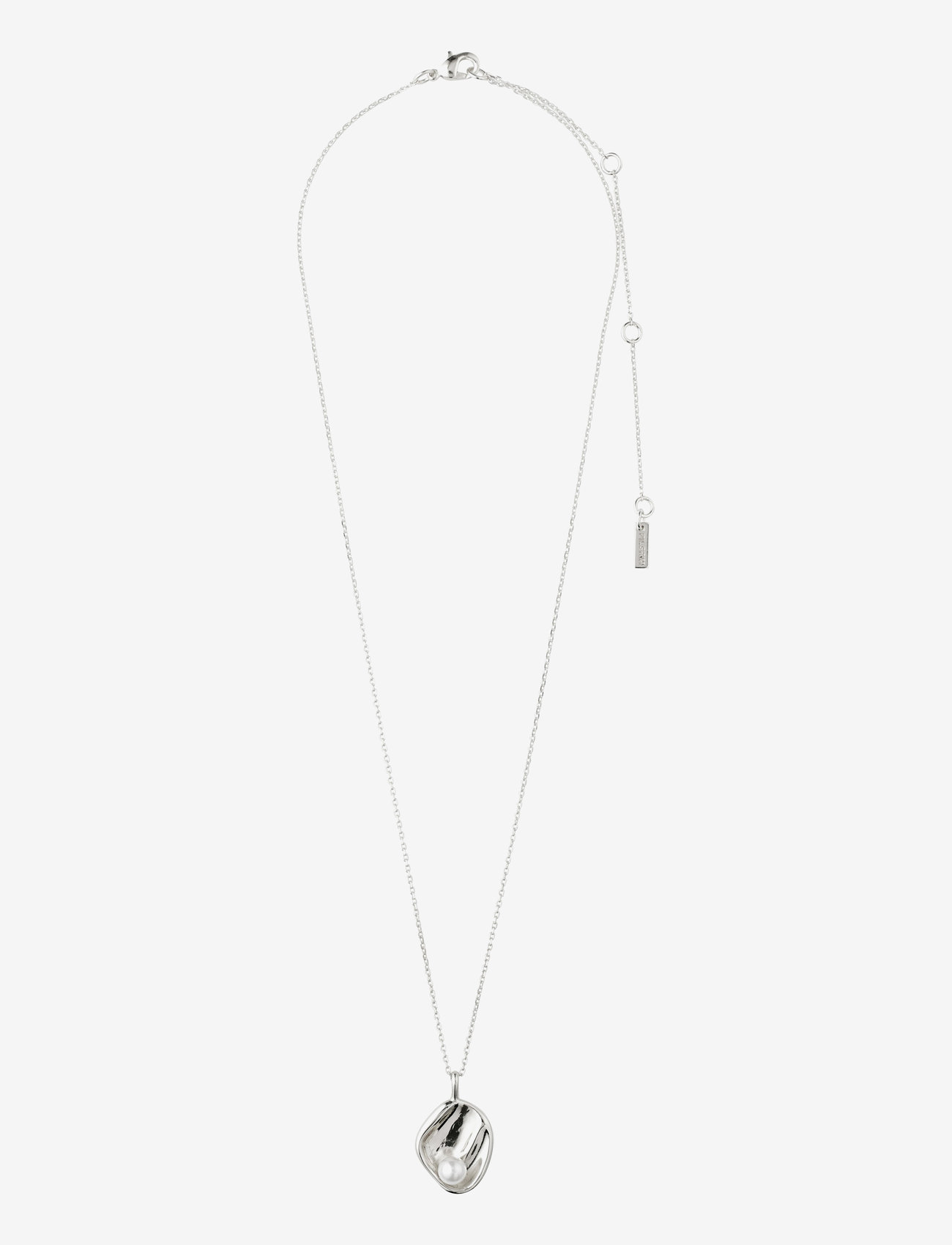 Pilgrim - Necklace Warmth Silver Plated White - silver plated - 0