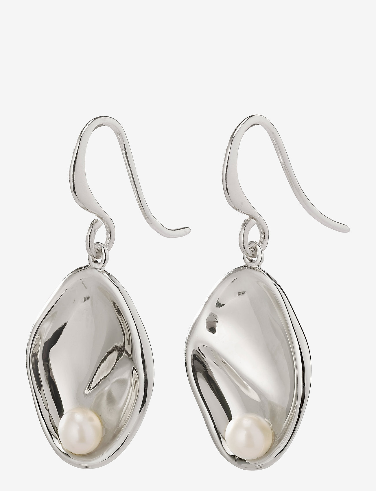 Pilgrim - Earrings Warmth Silver Plated White - silver plated - 1