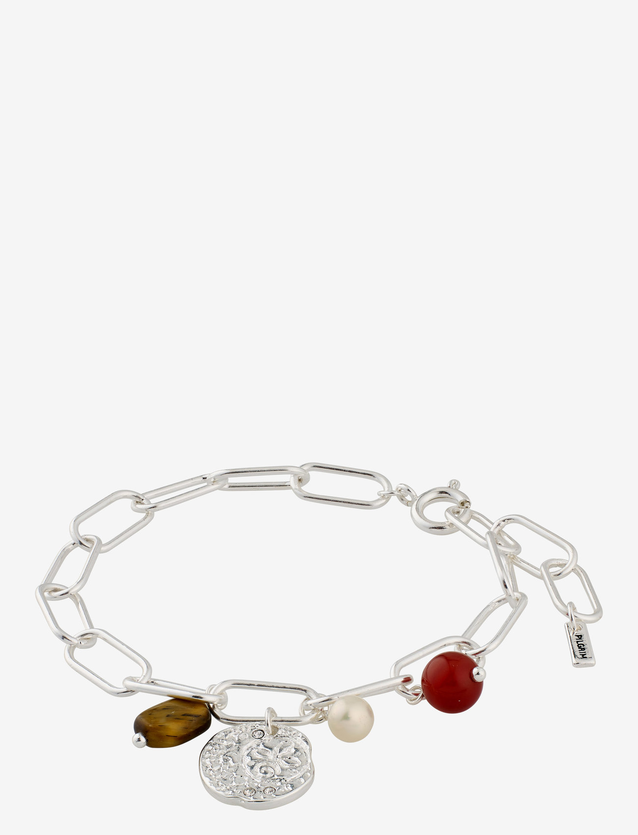 Pilgrim - Bracelet Warmth Silver Plated Brown - silver plated - 0