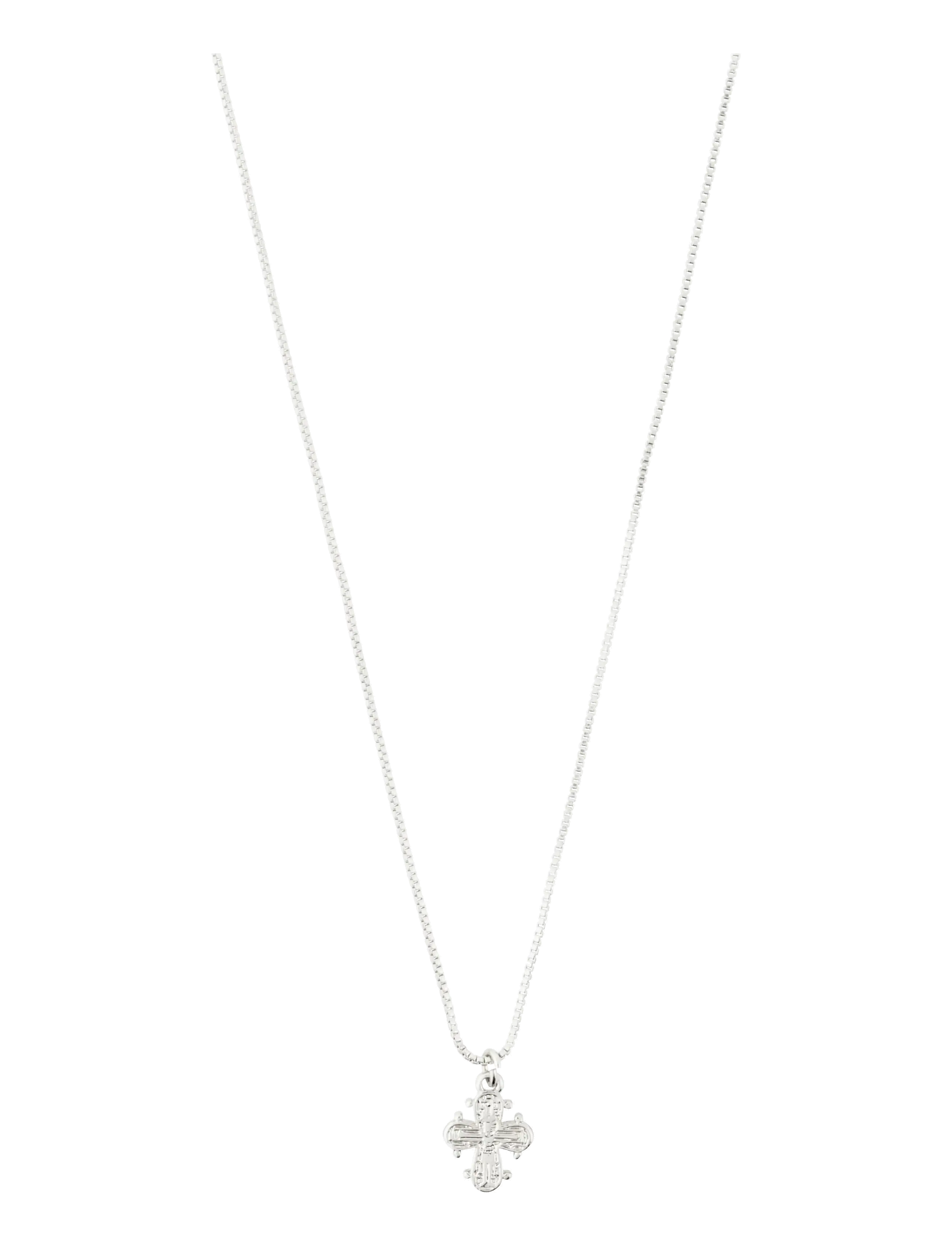 PILGRIM Dagmar Mini Anhänger Kette Silber-Plated Silber - One Size - Damen