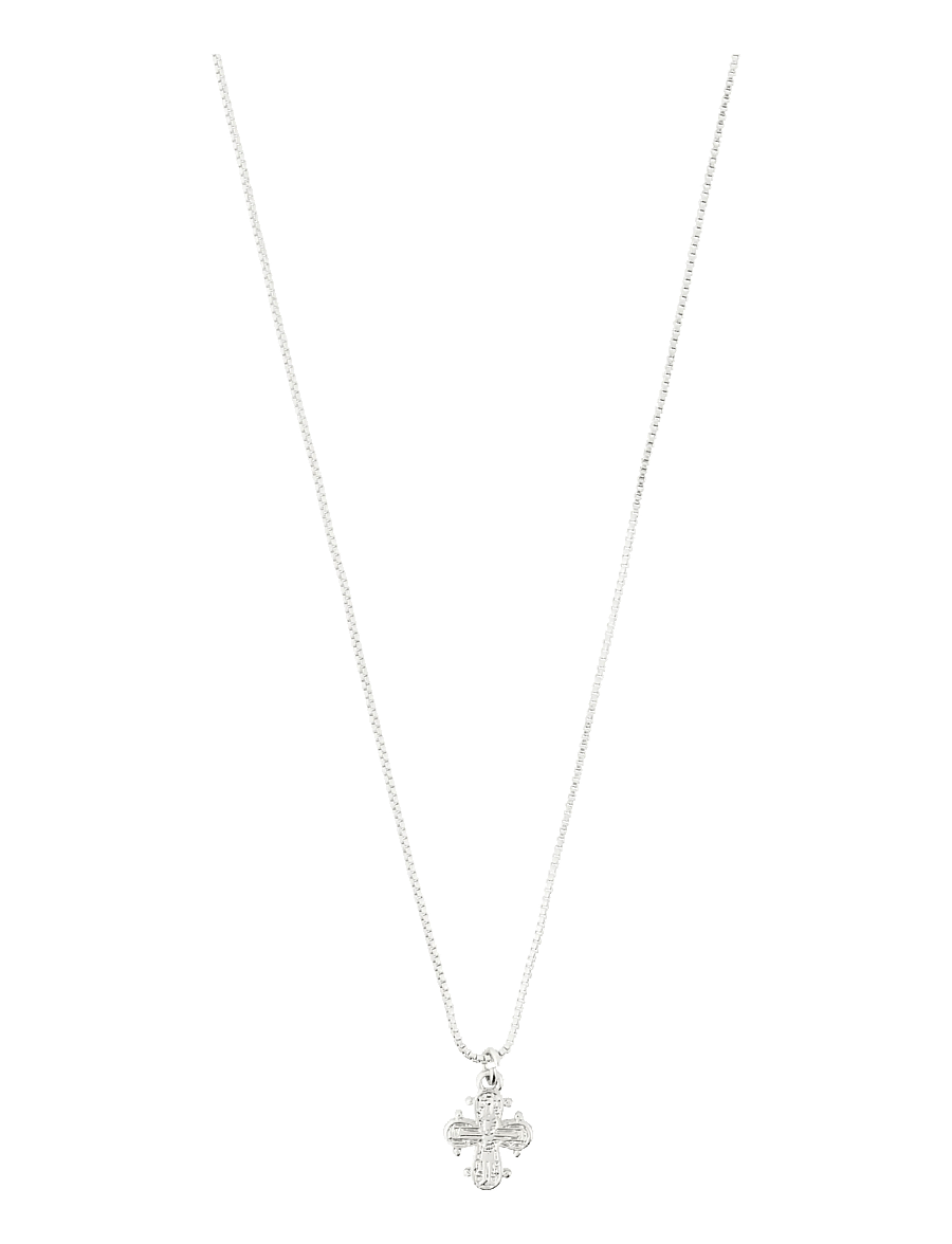 Pilgrim - DAGMAR mini pendant necklace silver-plated - halskettingen - silver plated - 1