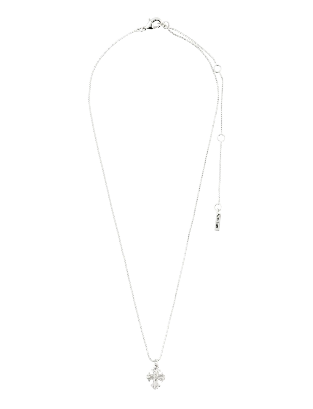 Pilgrim - DAGMAR mini pendant necklace silver-plated - halskettingen - silver plated - 2