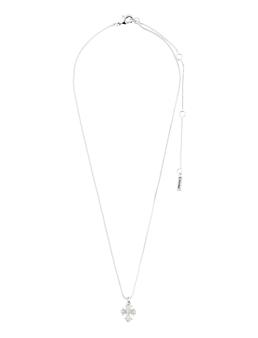 Pilgrim - DAGMAR mini pendant necklace silver-plated - halskettingen - silver plated - 2