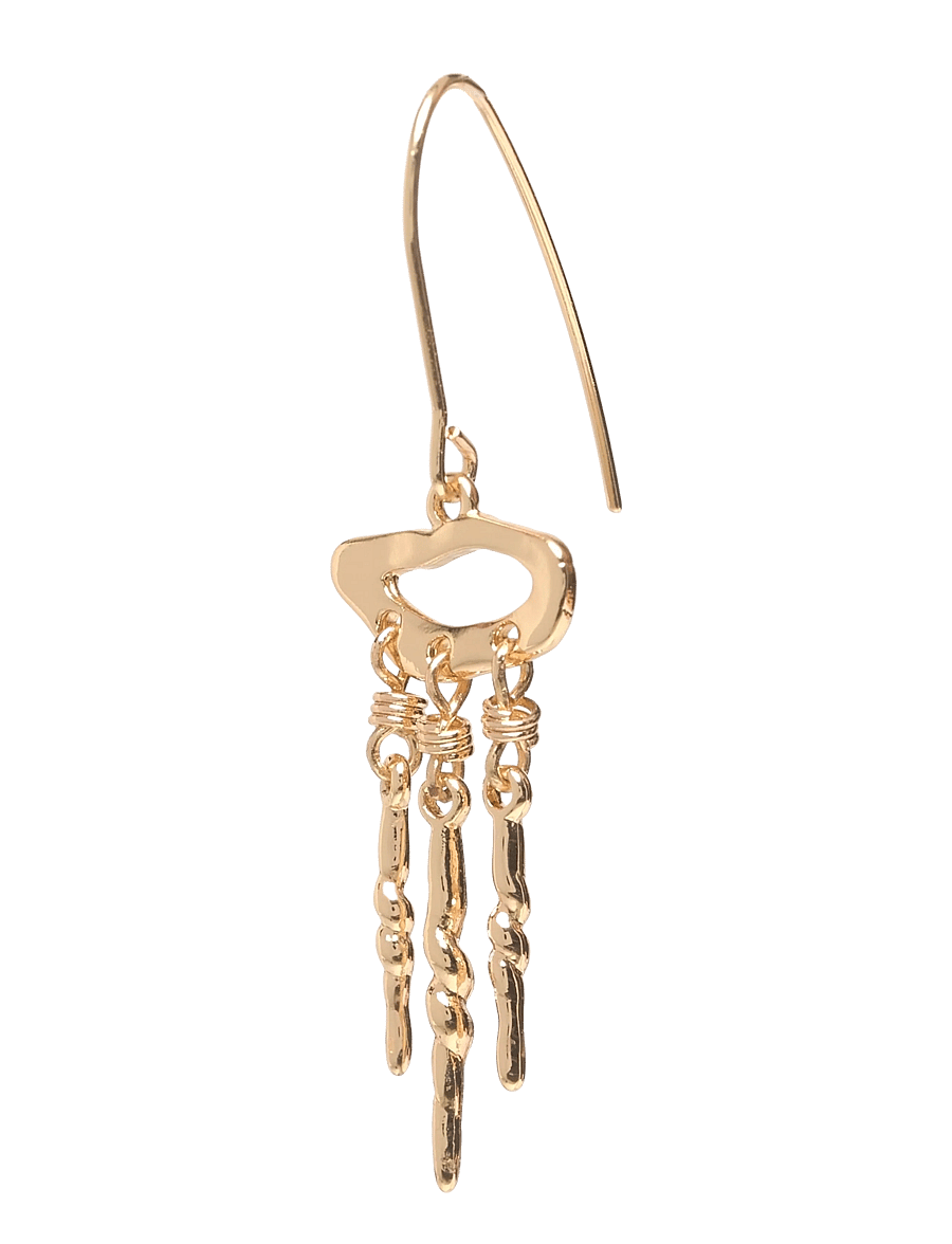 Pilgrim - BREEZE earrings gold-plated - silmatorkavad kõrvarõngad - gold plated - 0