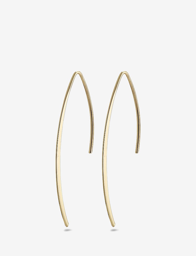 Pilgrim - AGATHA recycled earrings - statement örhängen - gold plated - 0