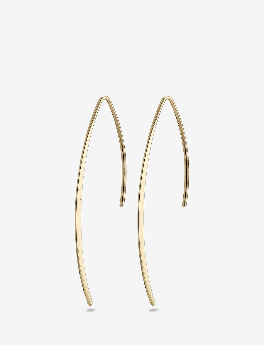 Pilgrim - AGATHA recycled earrings - statement-ohrringe - gold plated - 0