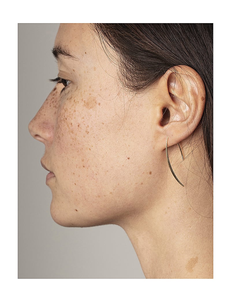 Pilgrim - AGATHA recycled earrings - statement örhängen - gold plated - 1