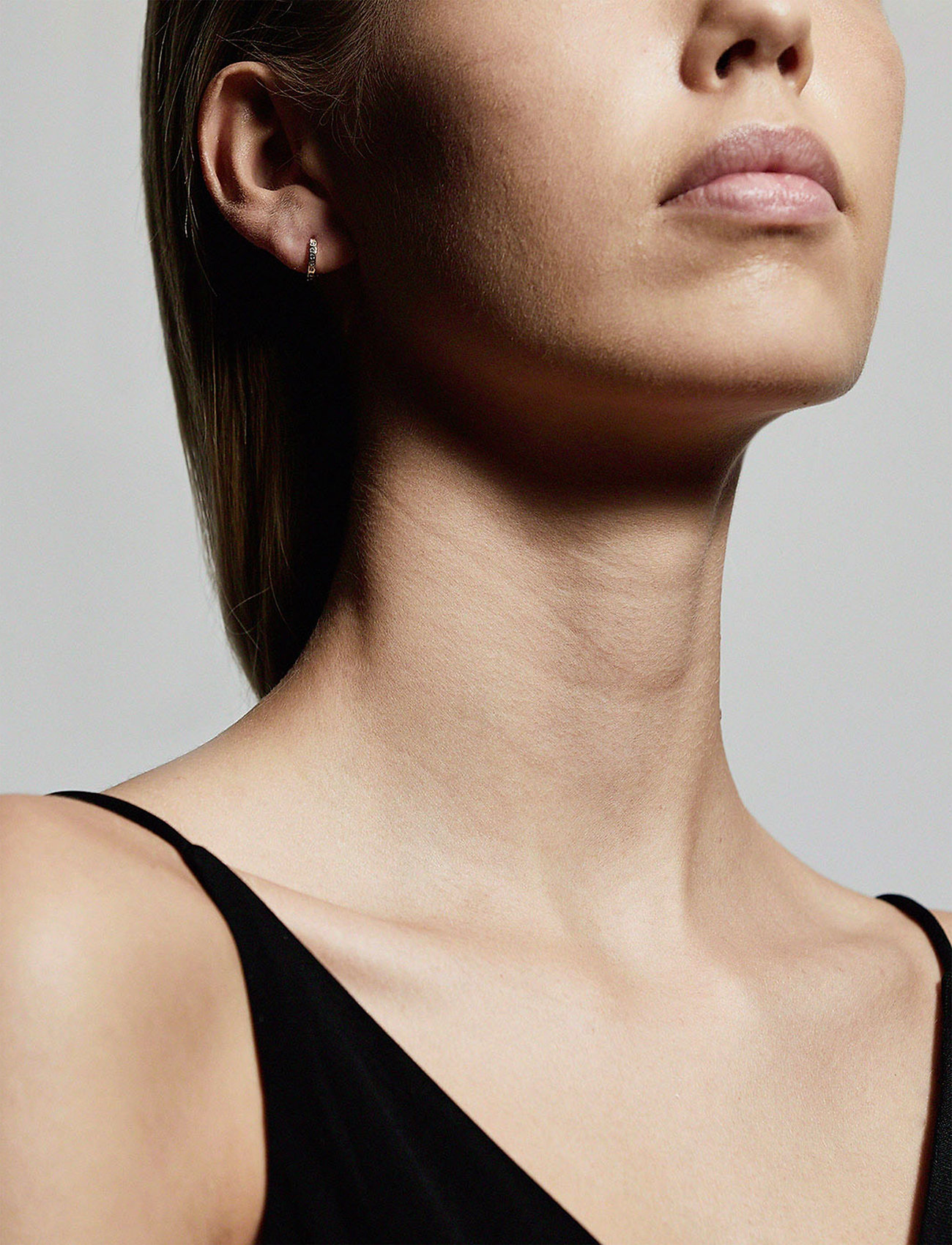 Pilgrim - GRY crystal earrings - gold plated - 2