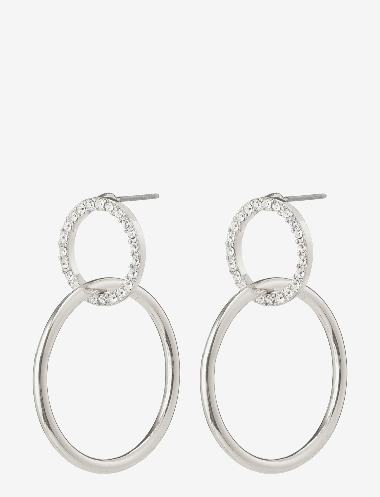 Pilgrim - Earrings Garcelle Silver Plated Crystal - silver plated - 0