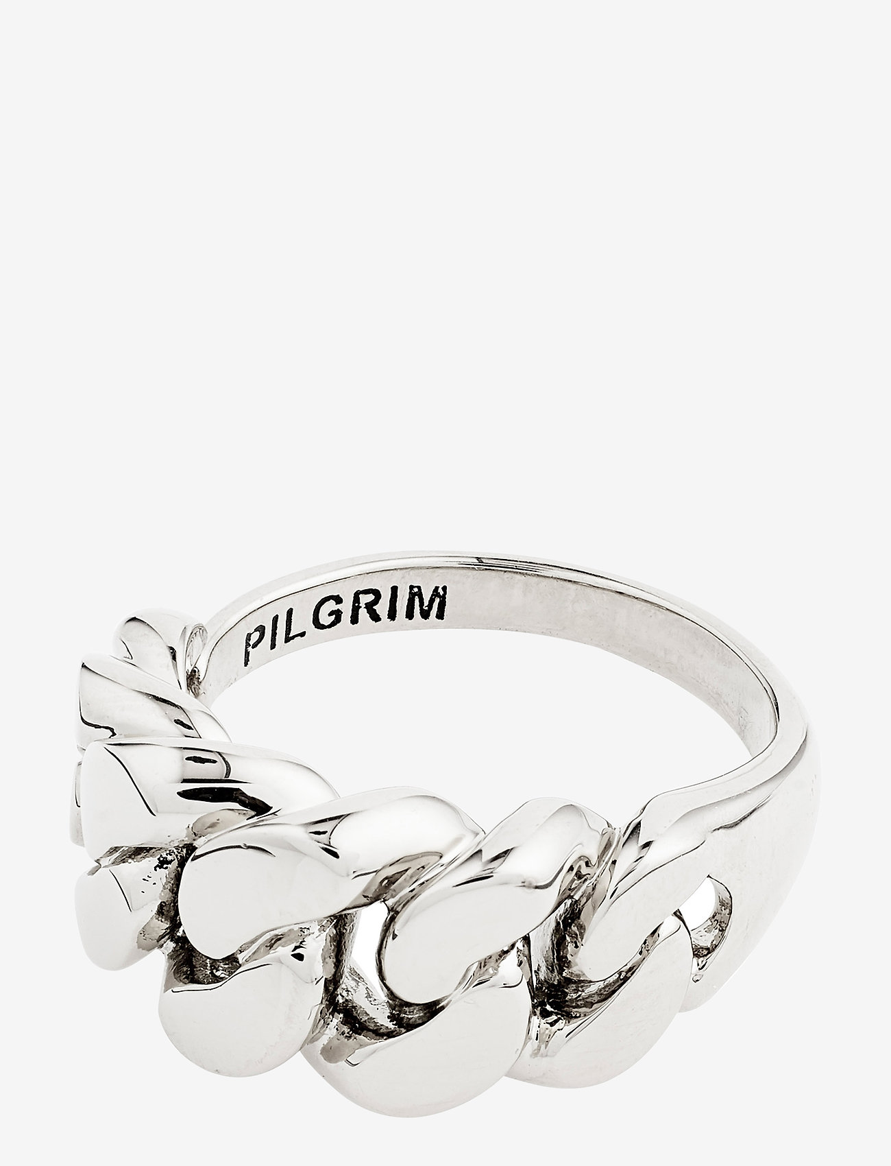 Pilgrim - MAREN curb chain ring - silver plated - 0