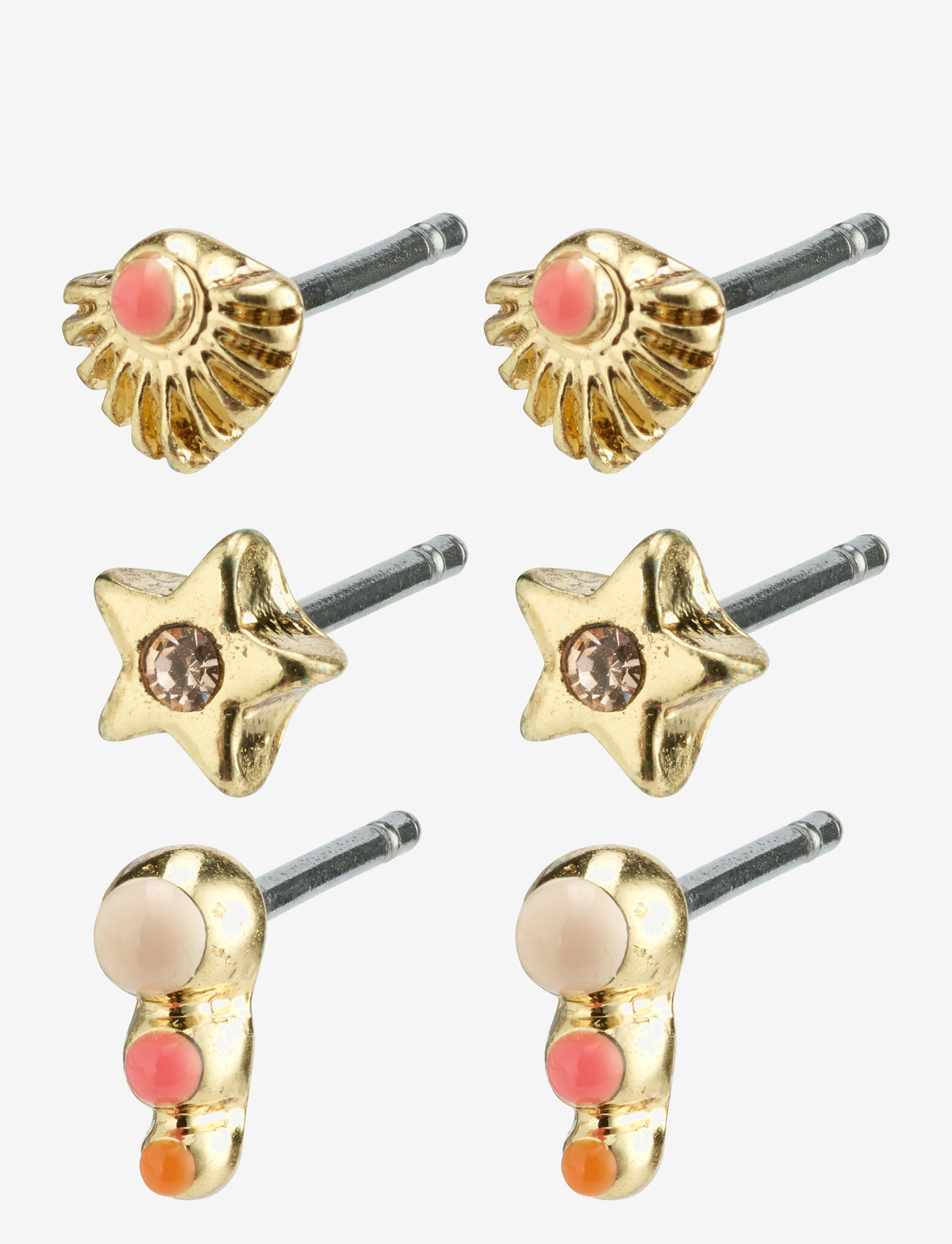 Pilgrim - Earrings  Lana - gold plated - 0