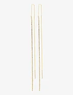 AMELIE crystal chain earrings - GOLD PLATED