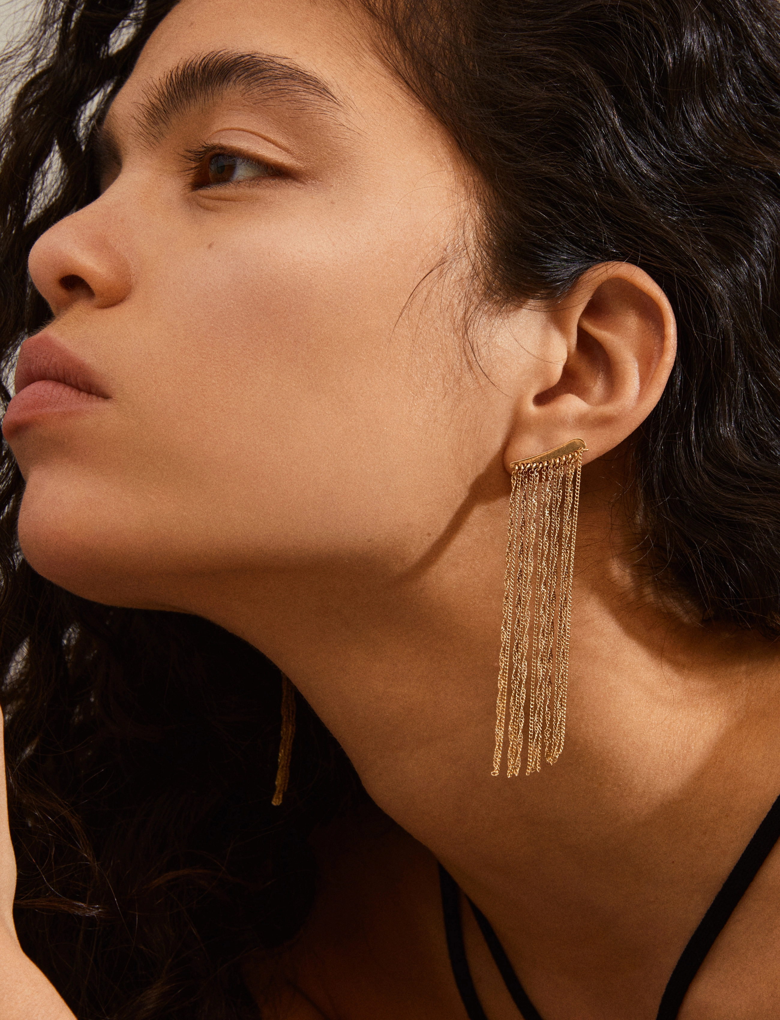 Pilgrim - LEDA waterfall earrings - gold plated - 1