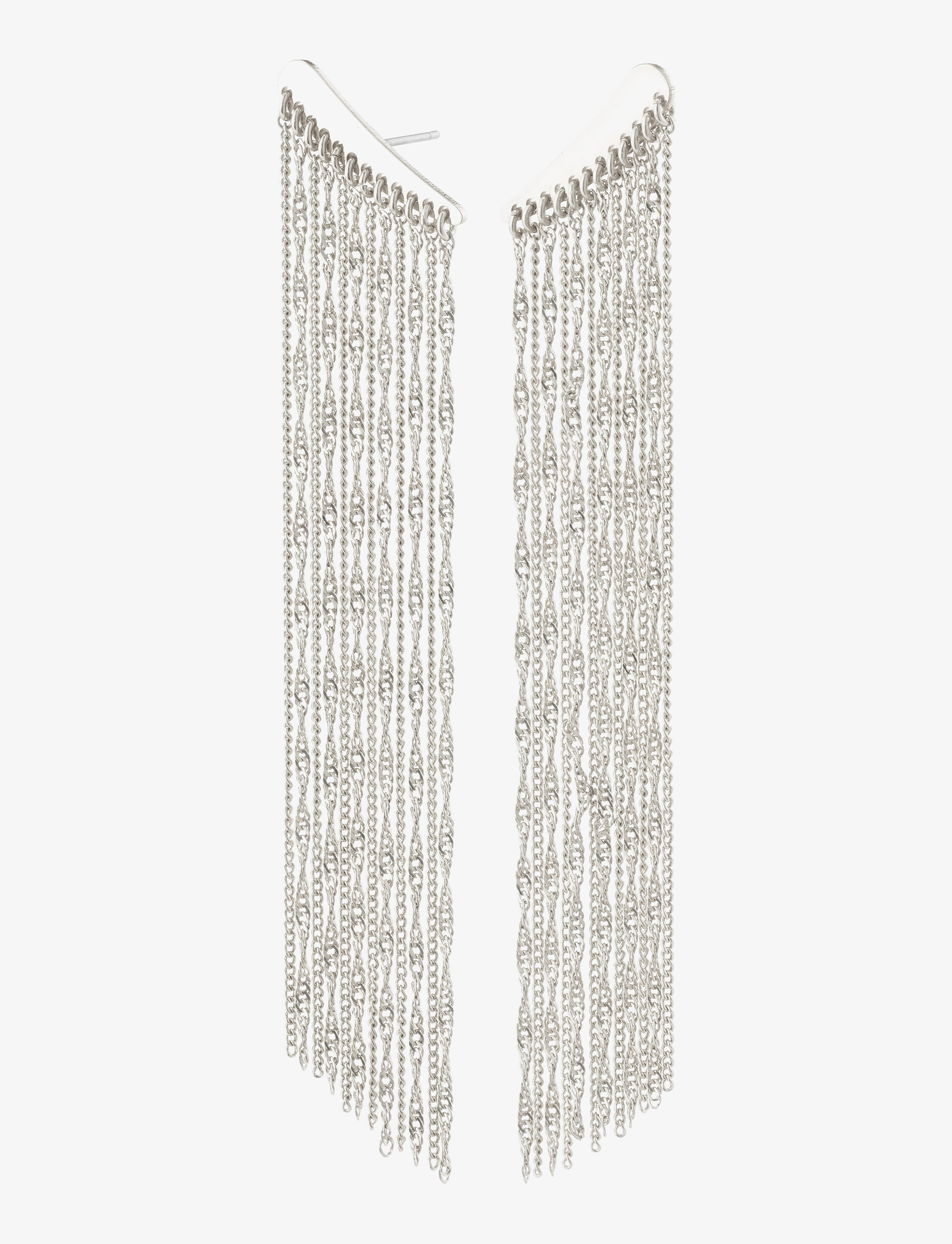 LEDA waterfall earrings - SILVER PLATED