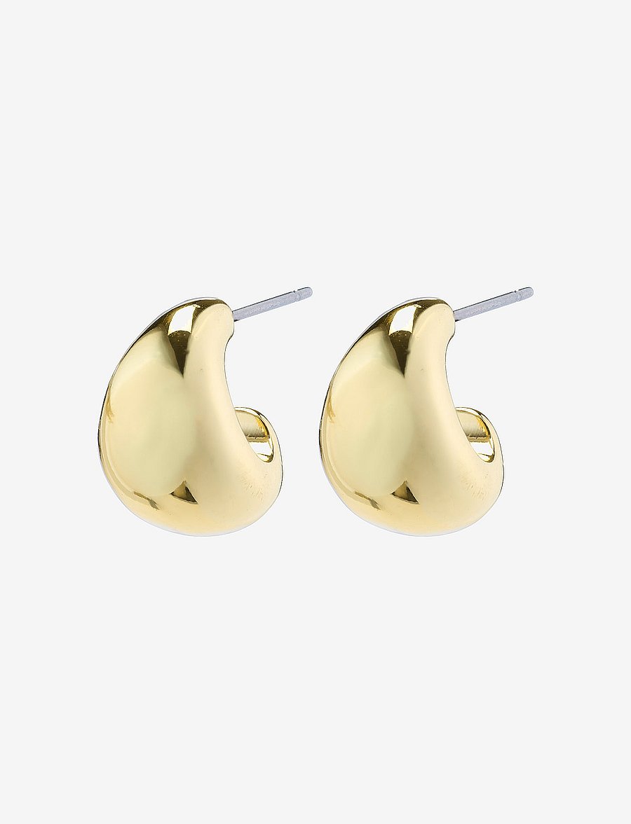Pilgrim - ADRIANA chunky mini hoop earrings - gold plated - 0