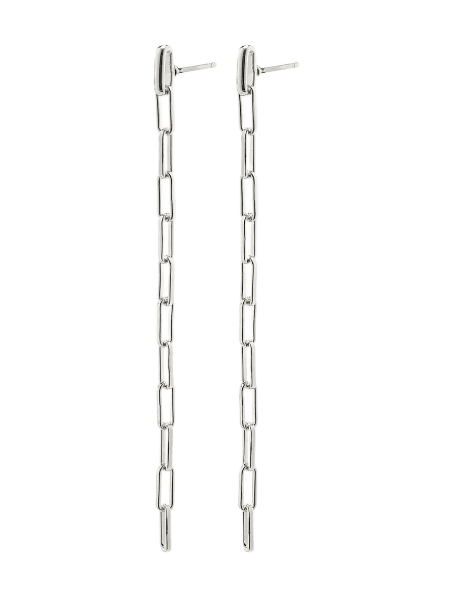Pilgrim - THILDE long chain earrings silver-plated - silver plated - 1