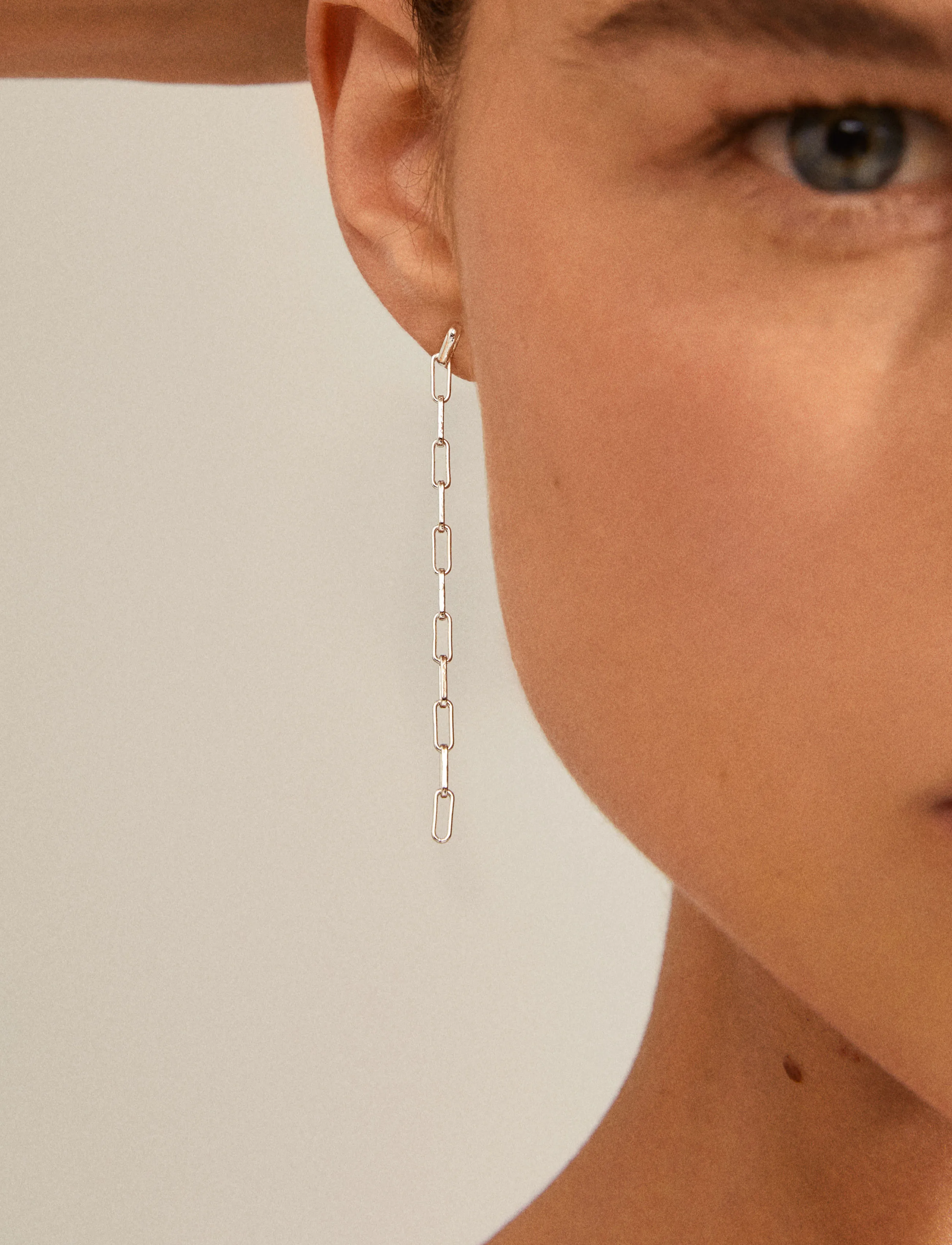Pilgrim - THILDE long chain earrings silver-plated - silver plated - 0