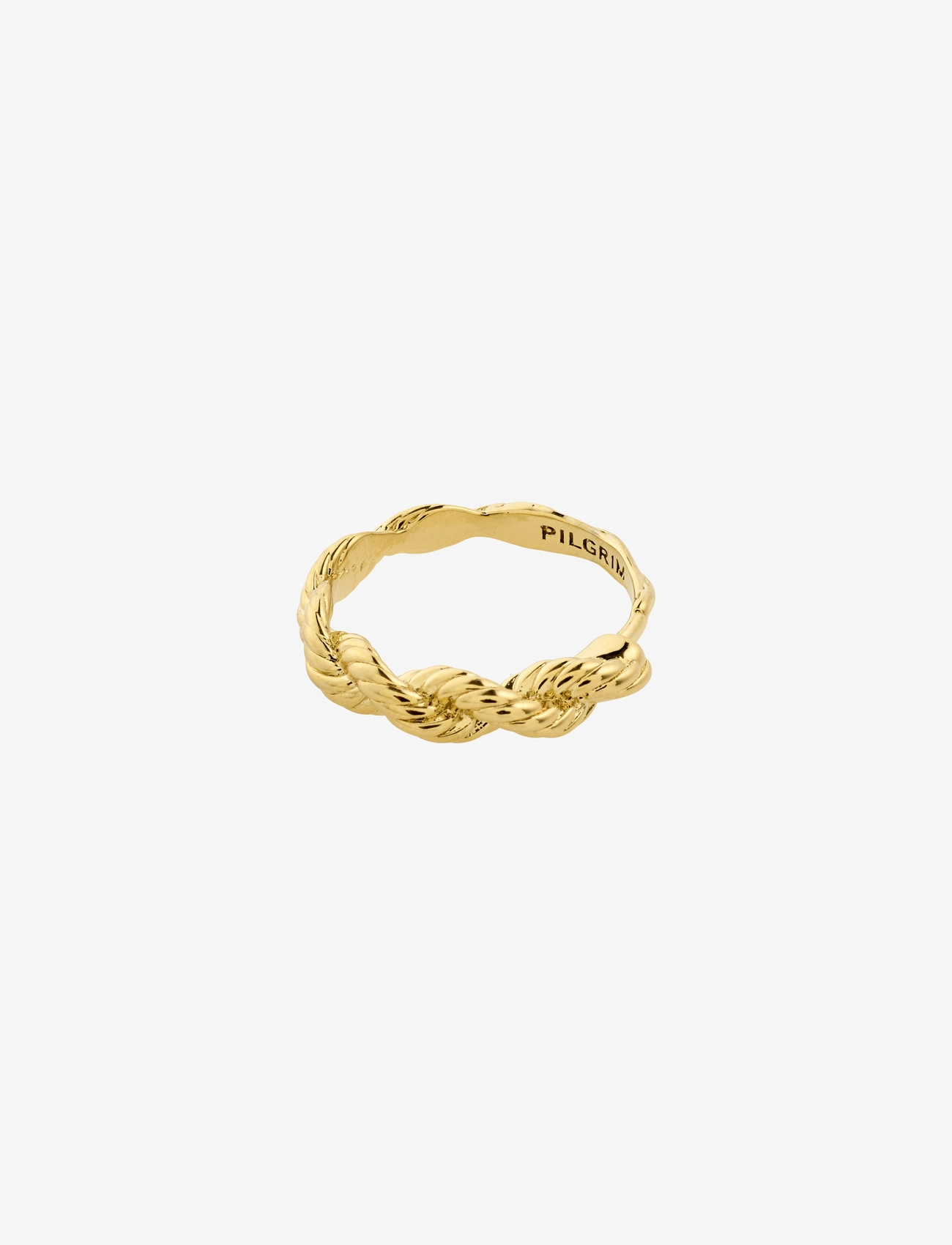 Pilgrim - ANNIKA recycled robe chain ring gold-plated - gold plated - 0