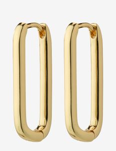 MICHALINA recycled earrings gold-plated, Pilgrim