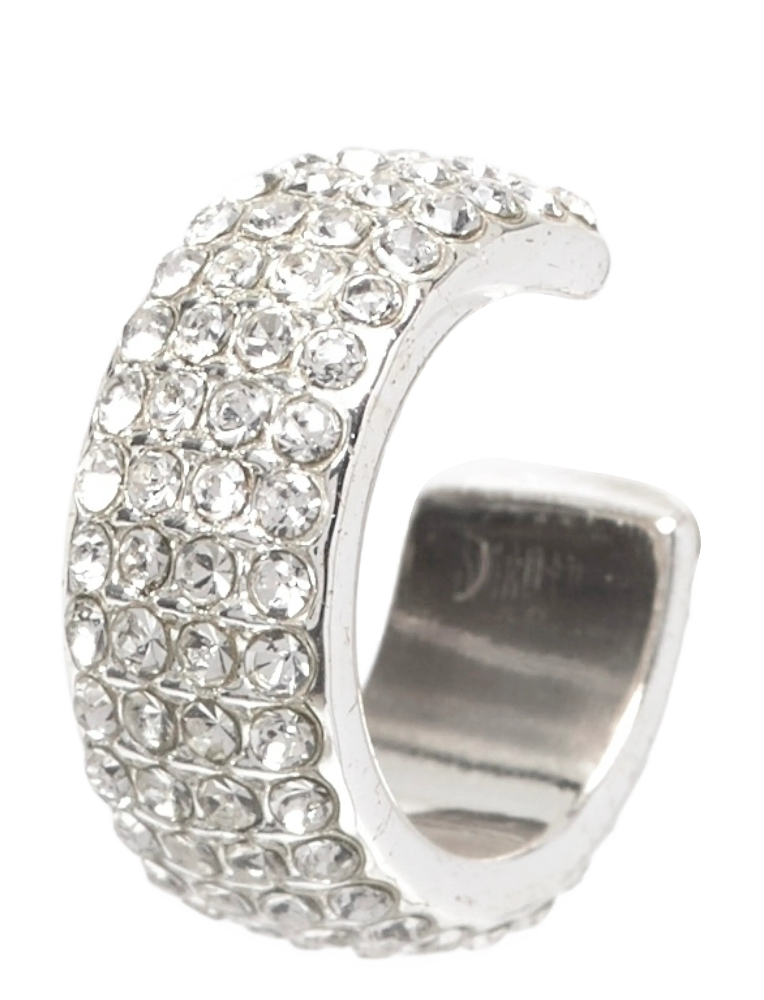 Pilgrim MATYLDA crystal cuff earring silver-plated - Ear cuffs - SILVER PLATED / silver