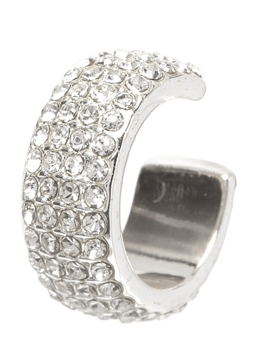 Pilgrim - MATYLDA crystal cuff earring silver-plated - silver plated - 0