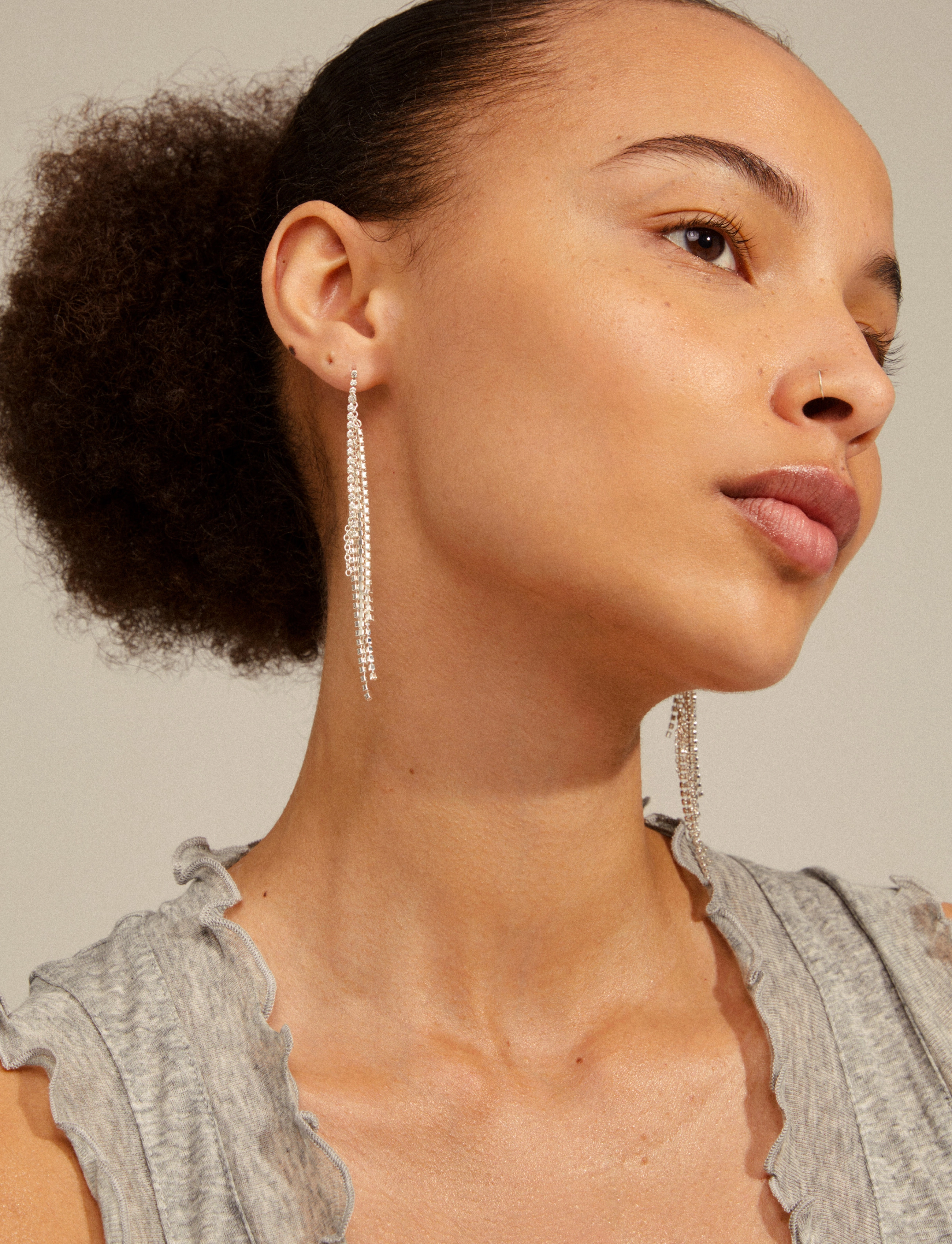Pilgrim - ADELAIDE crystal earrings - silver plated - 1