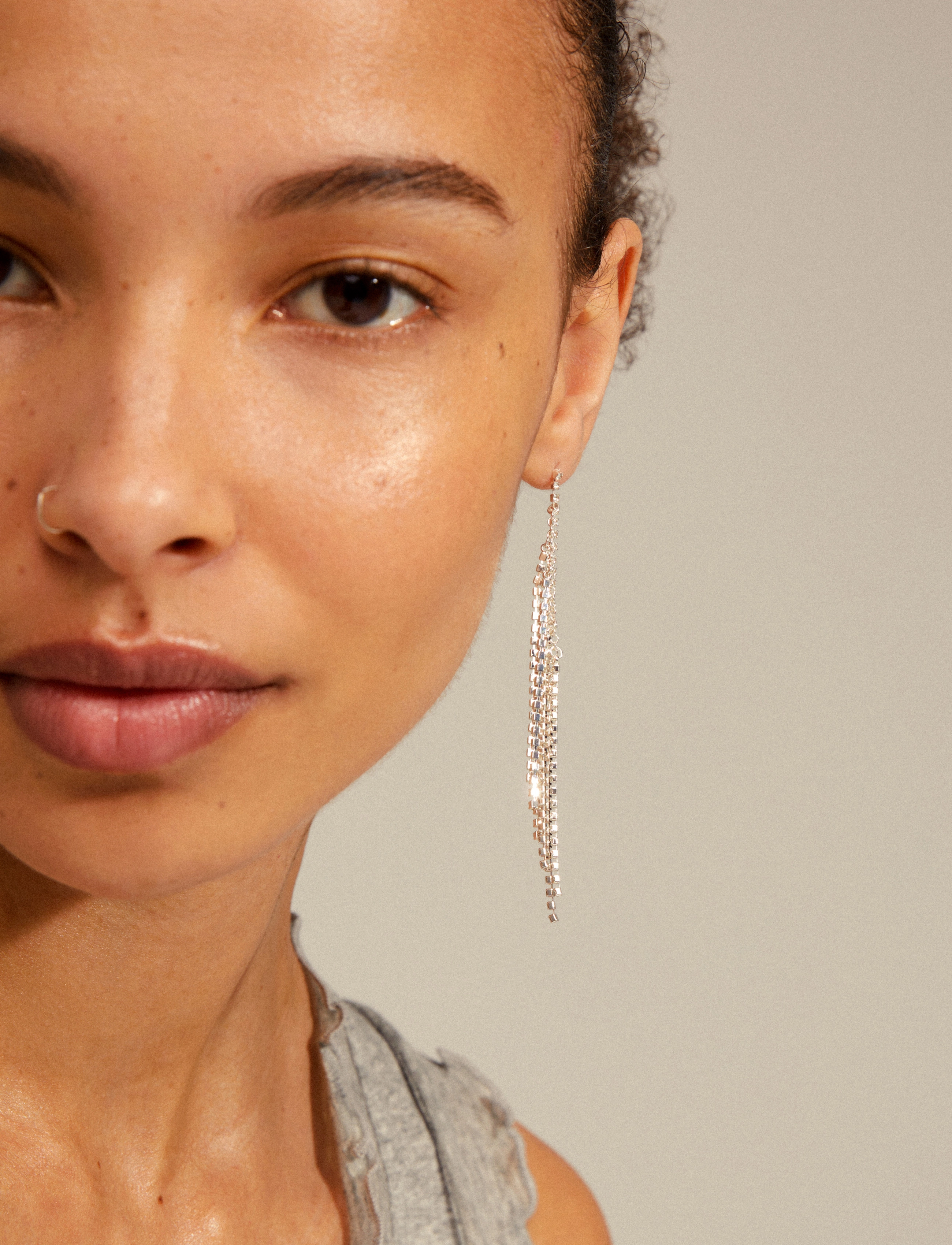 Pilgrim - ADELAIDE crystal earrings - silver plated - 2