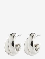 Pilgrim - ORIT recycled earrings - hoops - silver plated - 2